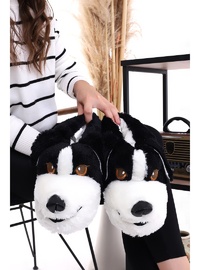 Köpek Figürlü Ev Pandufu Siyah