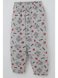 Bebek Pijama Takımı Kraliçe Desenli 250gr Açık Gri