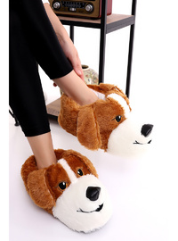 Köpekli Kışlık Panduf 100gr Taba