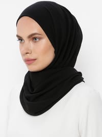 Boneli Şifon Şal Siyah