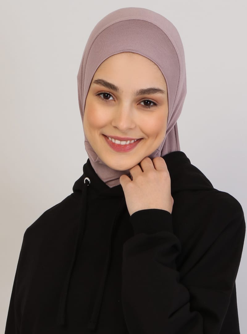 Düz Hazır Türban Pudra
