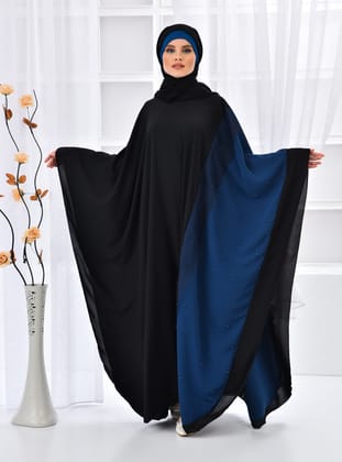 Garnili Ferace - Siyah Petrol - FİLİZZADE