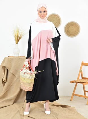 Garnili Ferace - Siyah Pudra - Filizzade