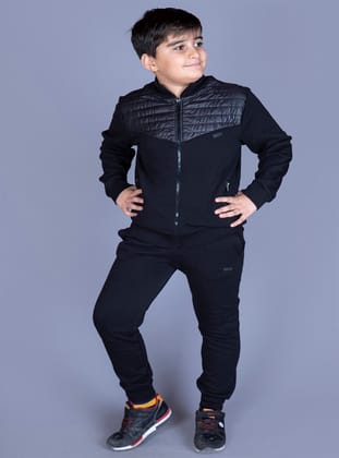 Toontoy Erkek Çocuk Garnili Takım-Siyah