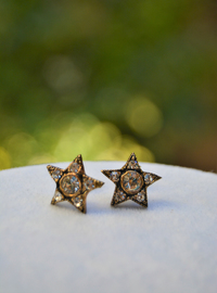 Yıldız Küpe Bronz Rengi
