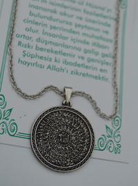 Esma-ül Hüsna Kolye Gümüş Rengi