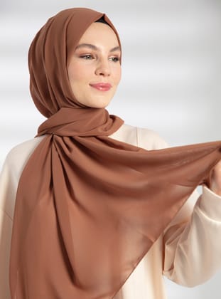 Şifon Şal - Badem - Pure Scarfs