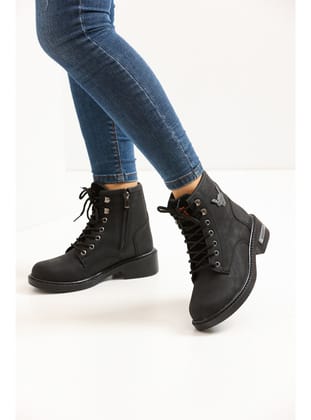 Siyah Unisex Bot SNV01