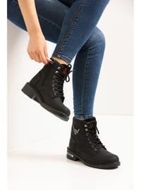 Unisex Bot Siyah