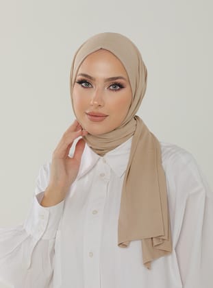 Luxury Penye Şal - Fildişi - Beyzak Store