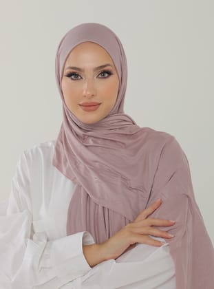 Luxury Penye Şal - Soğuk Lila - Beyzak Store