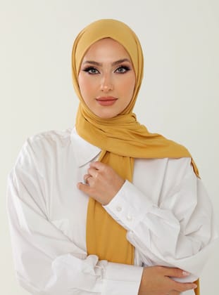 Luxury Penye Şal - Soft Sarı - Beyzak Store