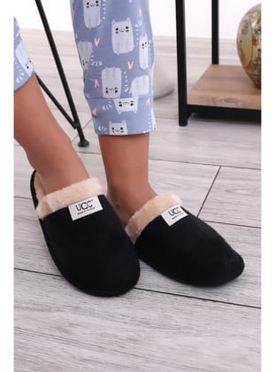Ucc 050 Unisex Kışlık Ev İçi Terliği Kürklü Yünlü Kışlık Terlik