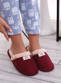 Kışlık Ev Terliği 200gr Bordo