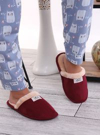 Kışlık Ev Terliği 200gr Bordo