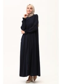 Mevlana Model Yazlık Kadın Ferace Lacivert