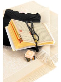 Pratik Namaz Elbisesi ve Seccade Seti Siyah