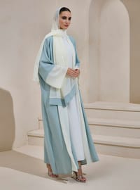 Abaya Takım Seti - Mint Yeşili