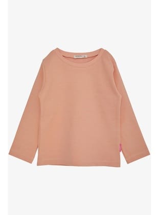 BREEZE Kız Çocuk Uzun Kollu Tişört Basic 1-4 Yaş, Somon