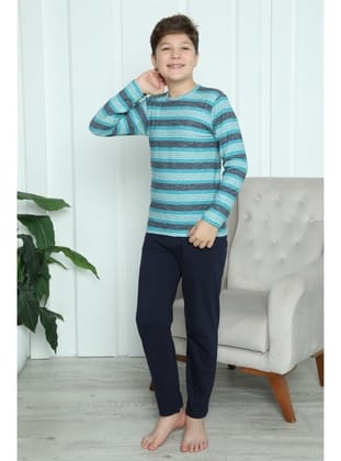 Akbeniz Erkek Çocuk Penye Pijama Takım 20413