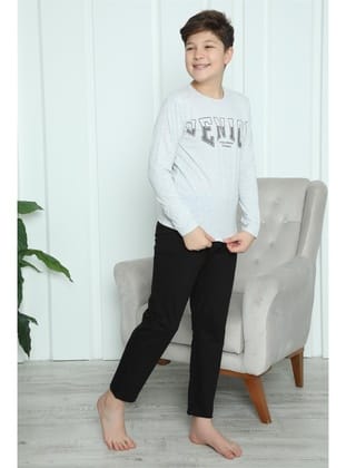Akbeniz Erkek Çocuk Penye Pijama Takım 20417