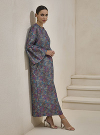 Brokar Maxi Elbise - Pembe