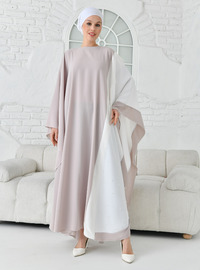 Taş Rengi Abaya