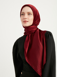Krinkıl Eşarp 100x100 Bordo