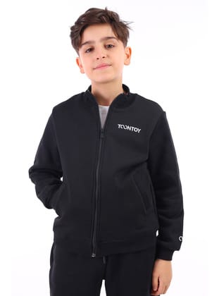 Toontoy Erkek Çocuk Nakışlı Hırka