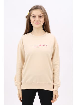 Toontoy Kız Çocuk Nakışlı Sweatshirt