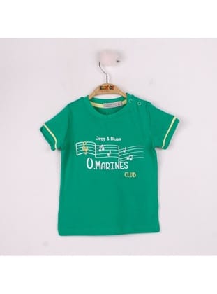 Toontoy Erkek Bebek Marines Baskılı T-Shirt