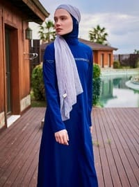 Lacivert Tam Kapalı Tesettür Mayo