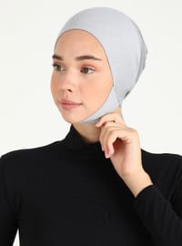 Çeneli Clima Fit Geçme Bone Açık Gri