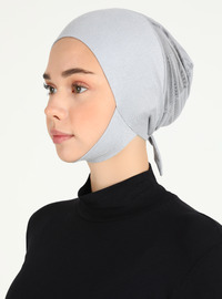 Çeneli Clima Fit Geçme Bone Açık Gri
