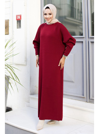 Reglan Kol Triko Elbise 500gr Bordo