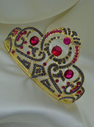 DÜĞÜN NİŞAN KINA GELİN TACI - Gold Rengi - Artbutika