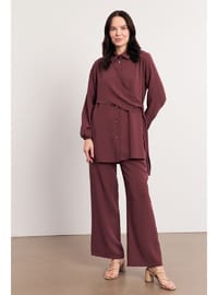 Tunik Pantolon Takım - Gül Kurusu