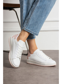 Beyaz Pudra Kadın Sneaker AIR22