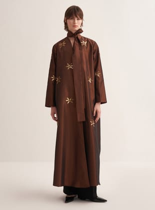Ferace - Kahverengi - AL SHEIKHA