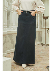 İndigo Denim Etek 2058