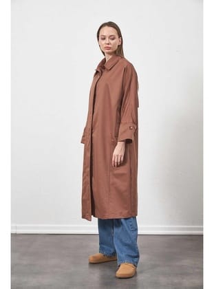 Oversize Trenchcoat  Ceket Kahve