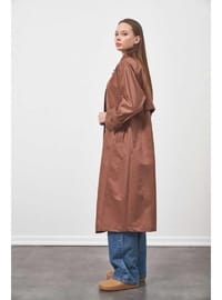 Oversize Trenchcoat Ceket Kahve