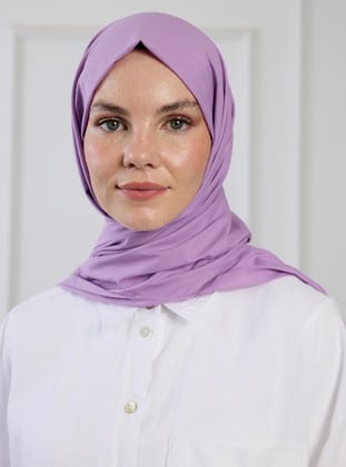 Pure Pamuk Şal - Lila - Pure Scarfs