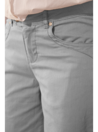 Bol Paça Denim Pantolon Açık Gri