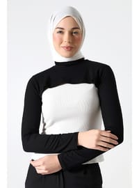 Balıkçı Yaka Kolluk Siyah