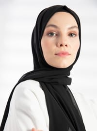 Siyah Şifon Şal