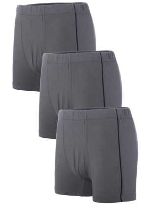 3 lü Erkek Bambu Likralı Esnek Boxer Seti 413
