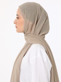 Şifon Şal - Soft Bej
