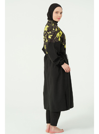 Soft Desenli Oversize Uzun Tesettür Mayo