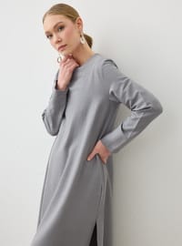 Aerobin Basic Tunik Pantolon Takım Gri